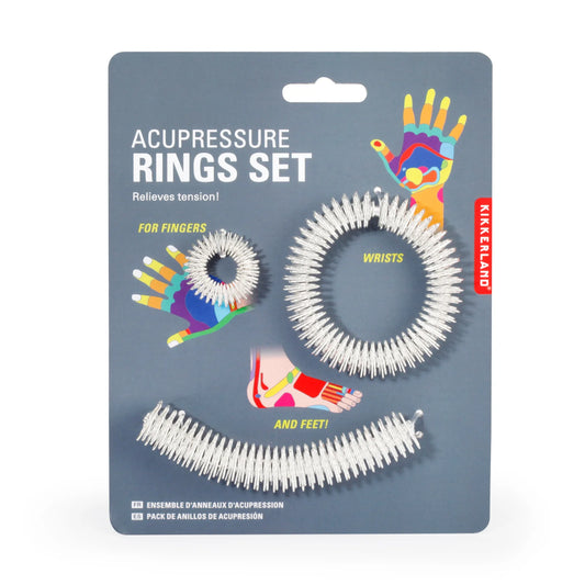 Flexible Sensory Massage Acupressure Ring, Set of 3