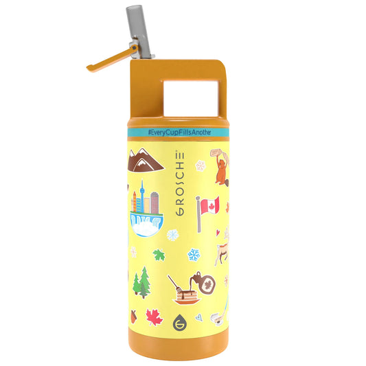 ALPINE Flip 'N Sip 20oz Water Bottle Canadian
