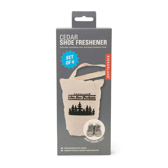 Cedar shoe freshener