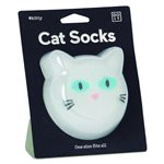 CAT SOCKS WHITE