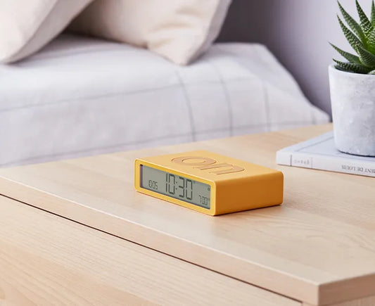Lexon Flip clock Gold