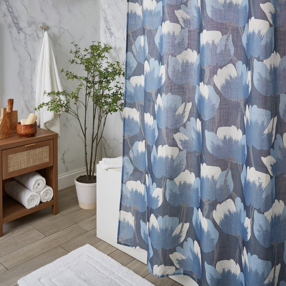 DHARAM SHOWER CURTAIN FABRIC 72" X 72" 220 GSM (6-12 / MIN QTY 2)