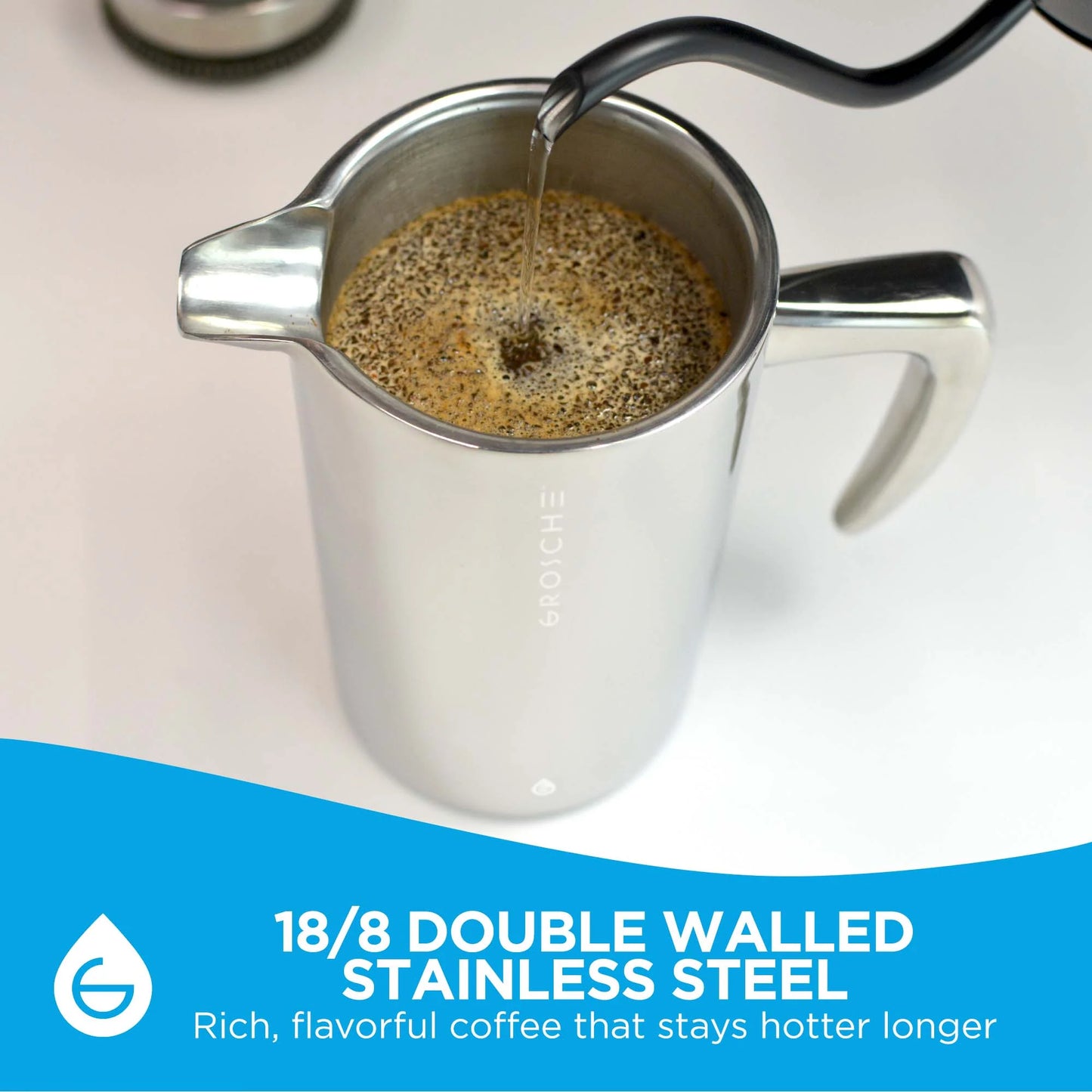 DUBLIN Stainless Steel French Coffee Press