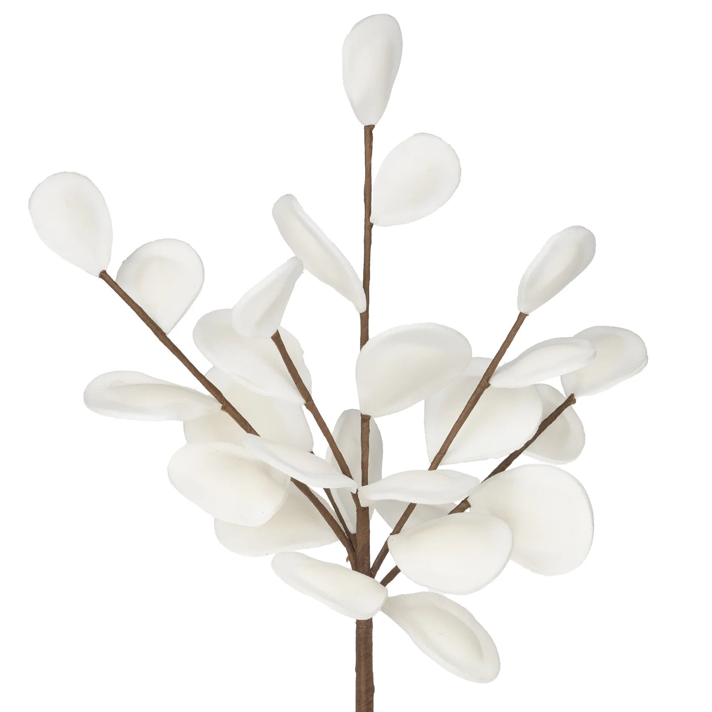 Desert Medallion 27 Inch Multi Leaf Stem - White