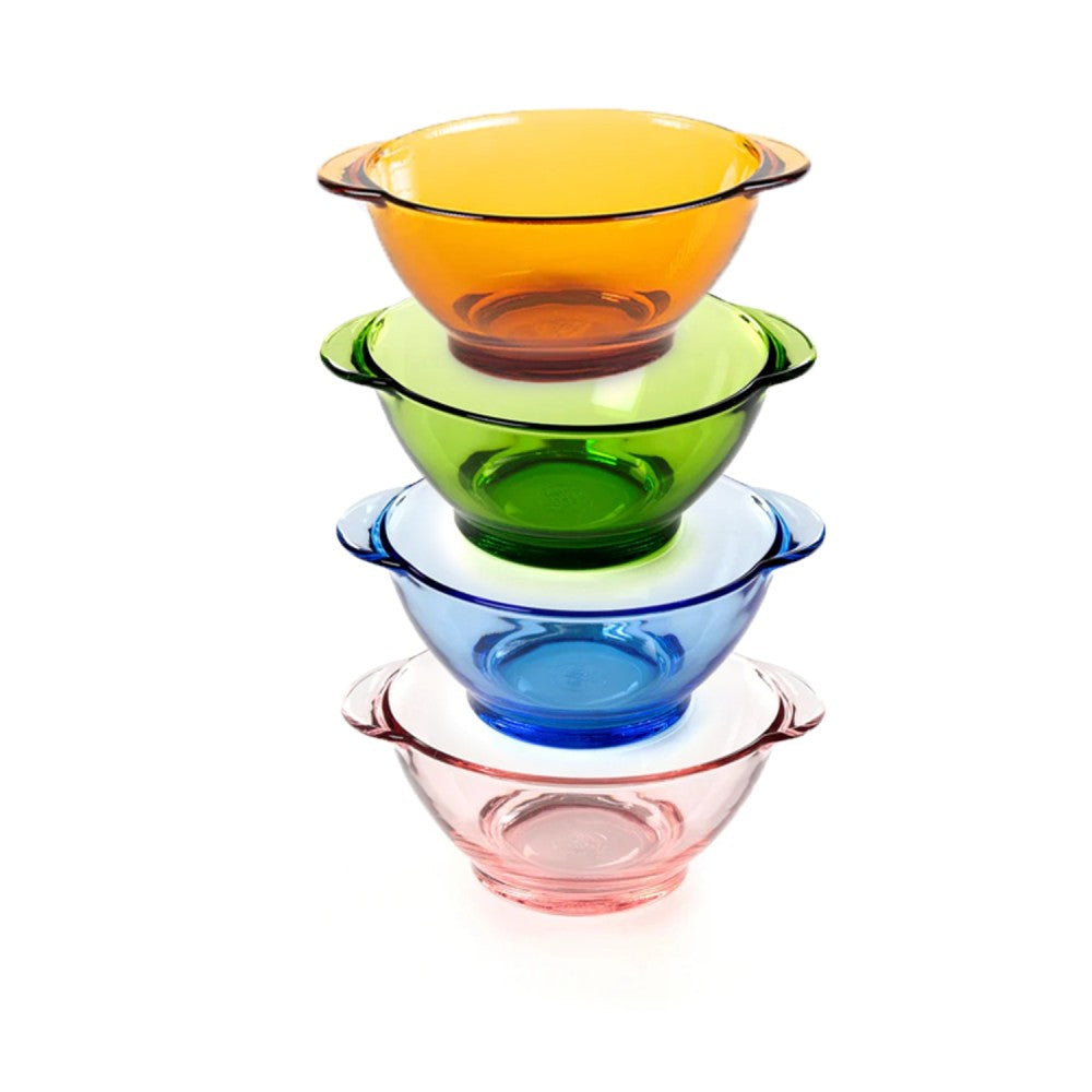 Duralex Lys Bowls, Assorted Colors 510 ml, Set of 4