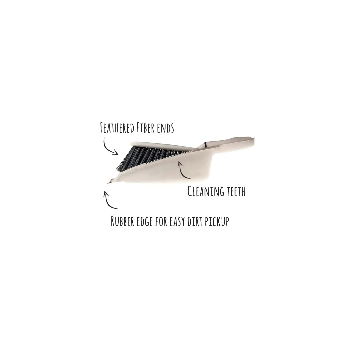 Dustpan & Brush Set 2/ST Cream