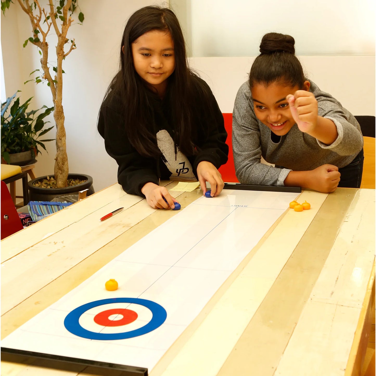 Table Top Curling Game