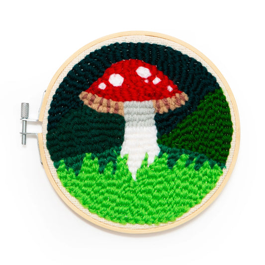 Mushroom Punch Needle