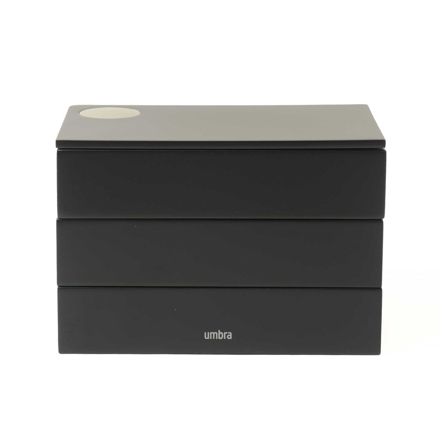 Spindle storage box Black