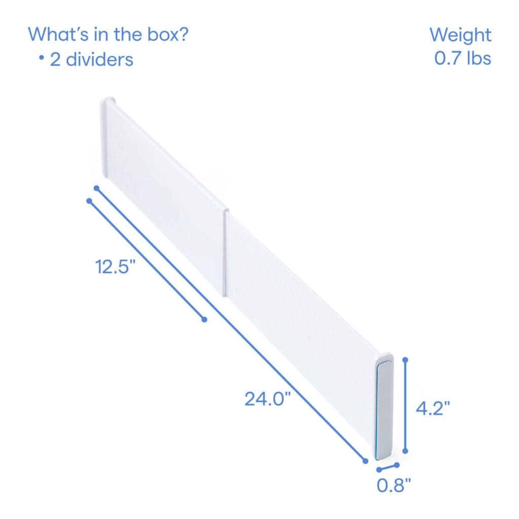 RESTICKABLE Deep Drawer Dividers