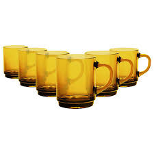 Versailles Amber Mug s/6