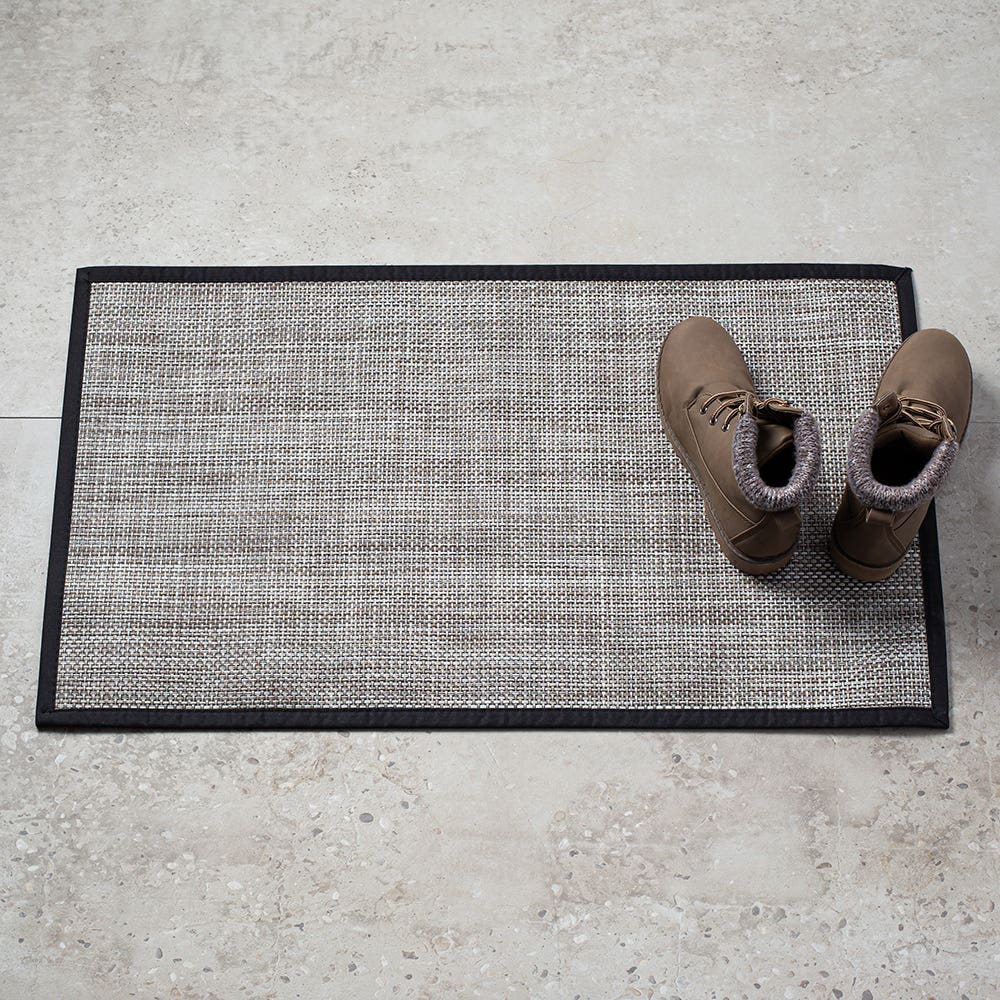 Basketweave Vinyl Floor Mat 20 x 34