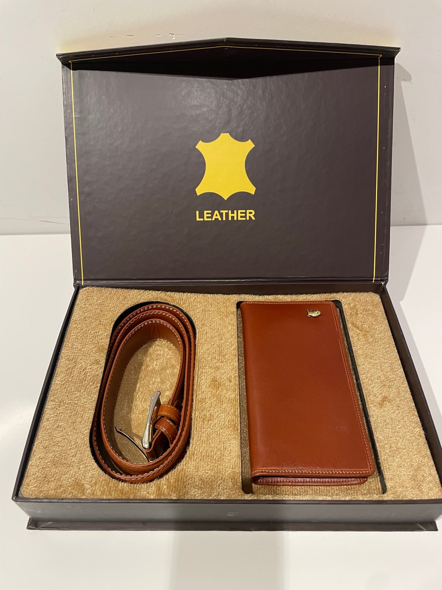 Leather Belt and Wallet pack