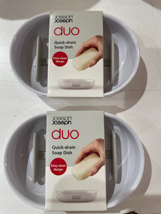 Duo quick drain soap dish