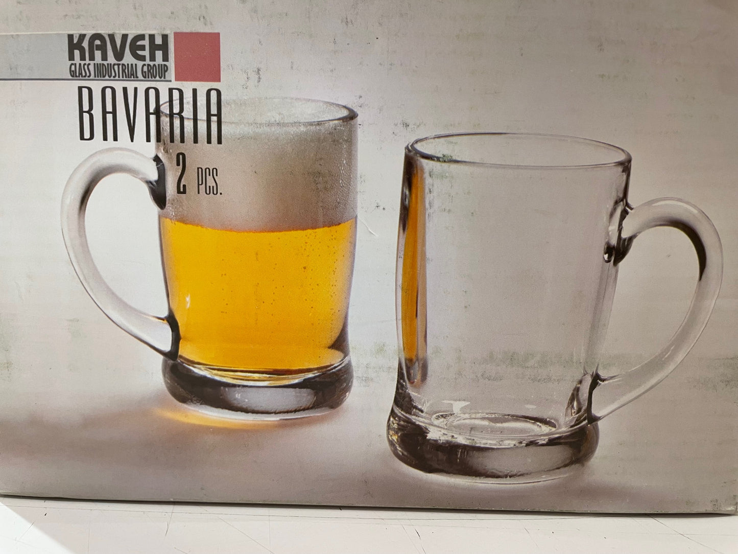 Persian Kaveh Chrystal  beer glasses set of 2