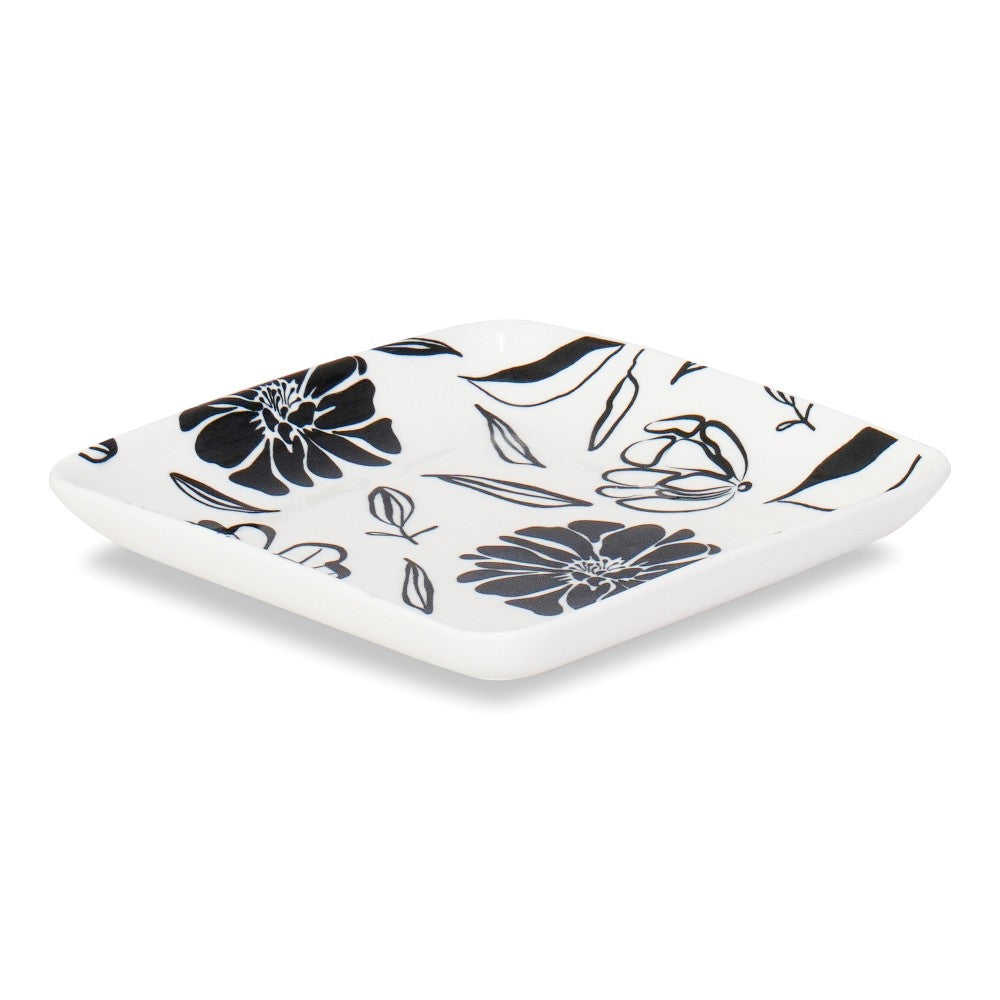 Jardin Noir Square Appetizer Plate 12 cm
