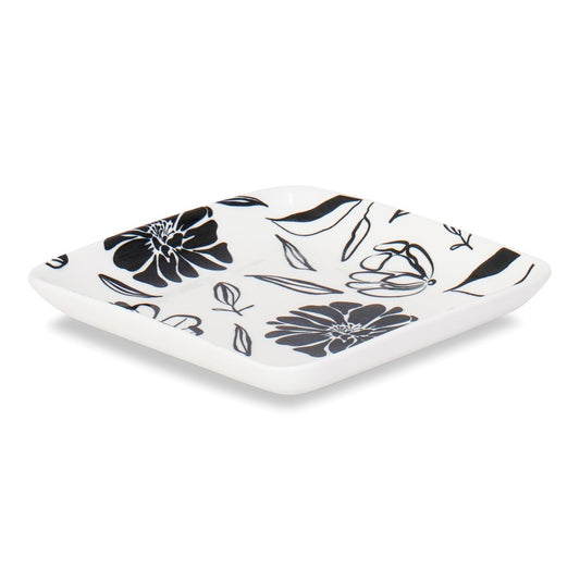 Jardin Noir Square Appetizer Plate 12 cm