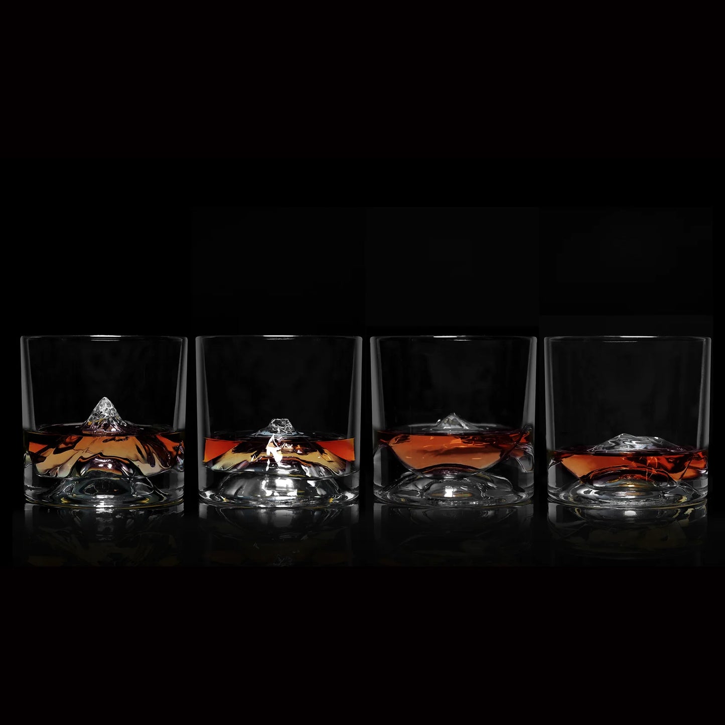 The Peaks Glass Set of 4 Clear