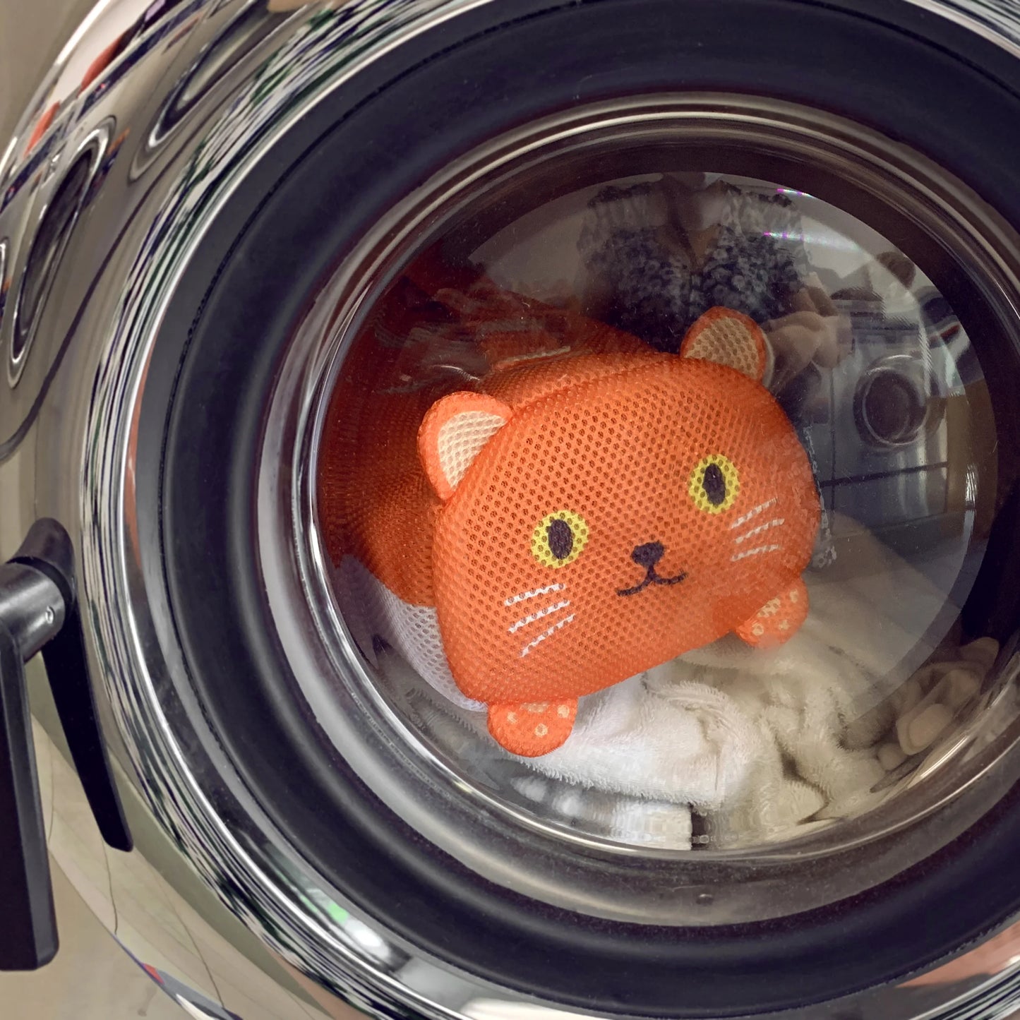 Handy Cat Laundry Orange