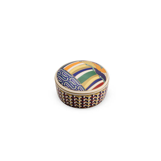 Pozzi Milano - LIVING GEOMETRIC - Small Round Jewelry Box |
