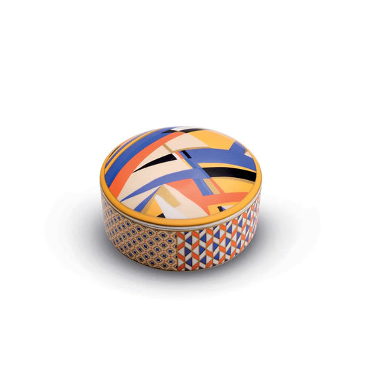 Pozzi Milano - LIVING ABSTRACT - Small Round Jewelry Box