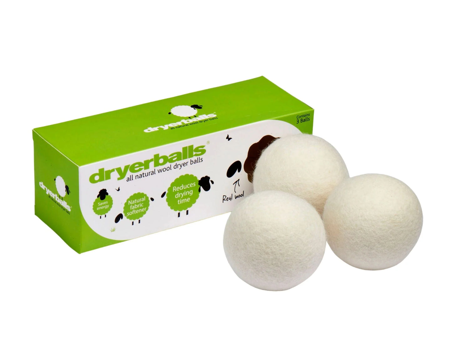 Wool Dryer Balls set of 3