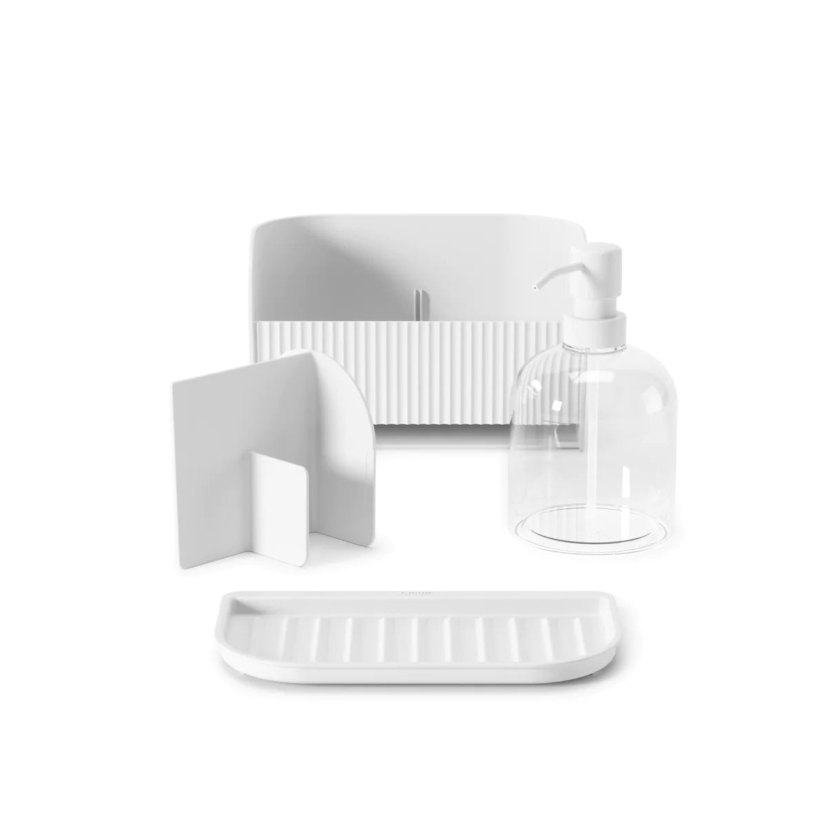 SLING SINK CADDY WITH SOAP PUMP