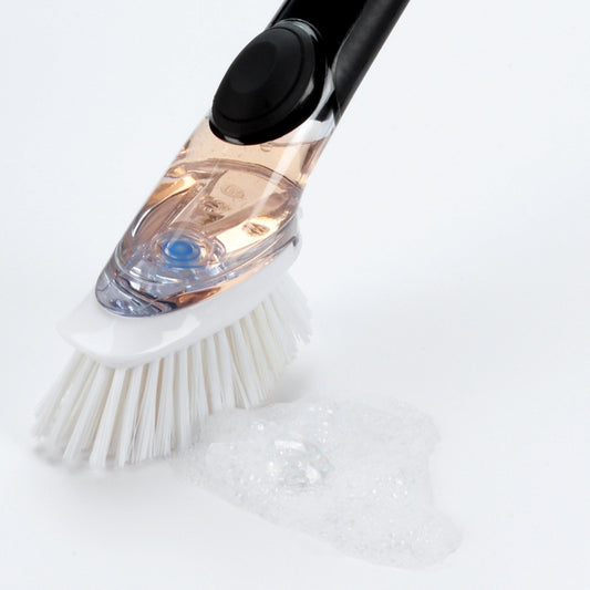 Soap dish brush white