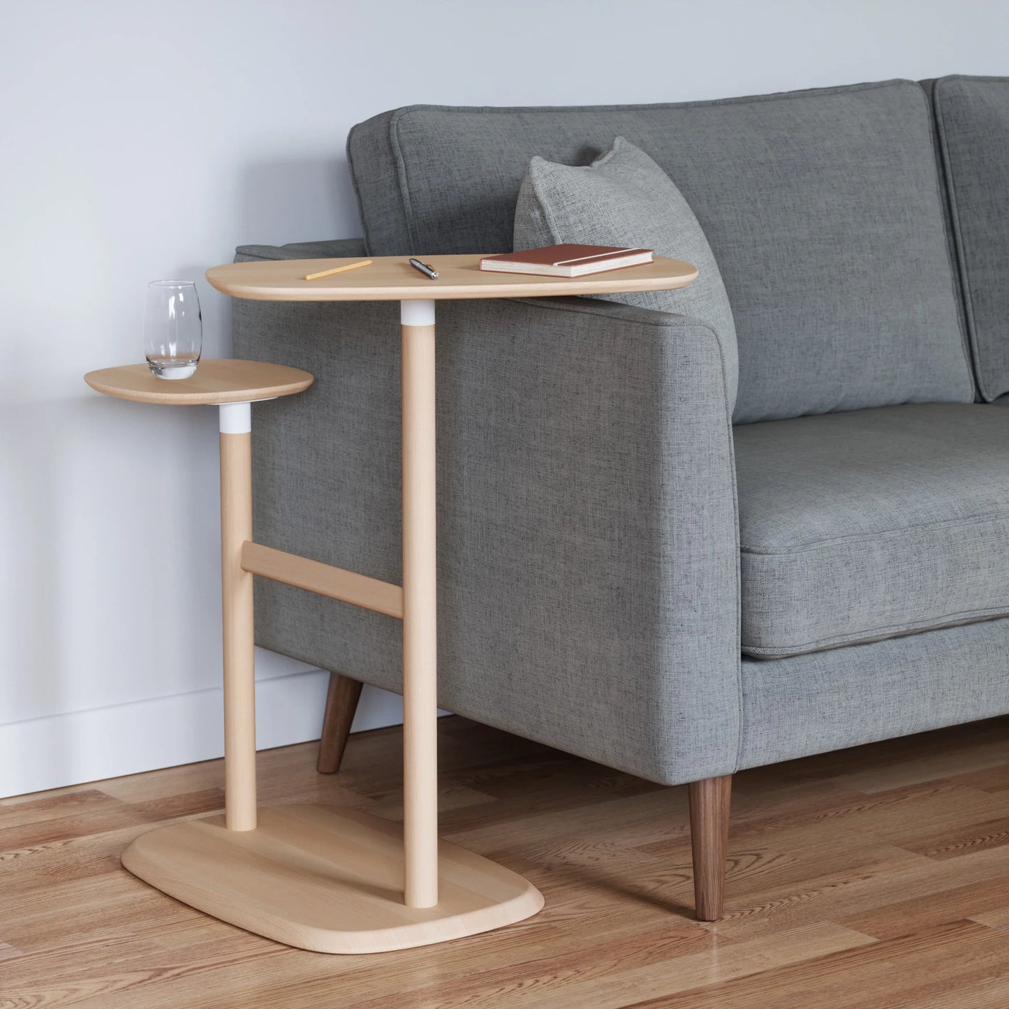 Swivo side table Natural