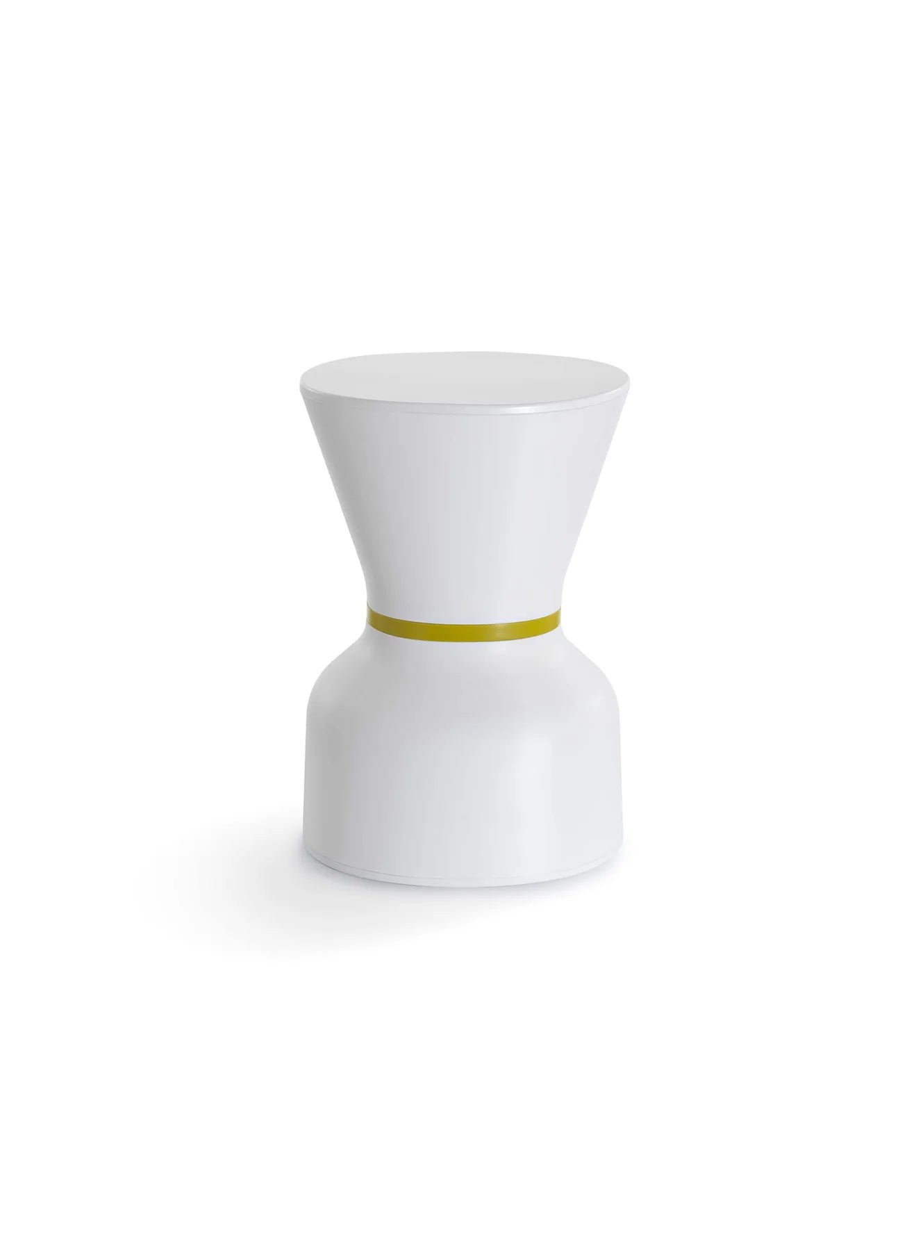 TOOU Pa.He.Ko stool WHITE MUSTARD