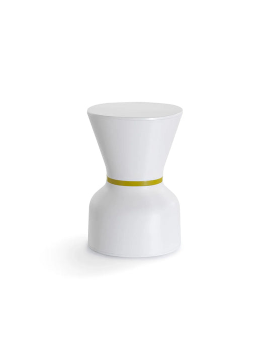 TOOU Pa.He.Ko stool WHITE MUSTARD