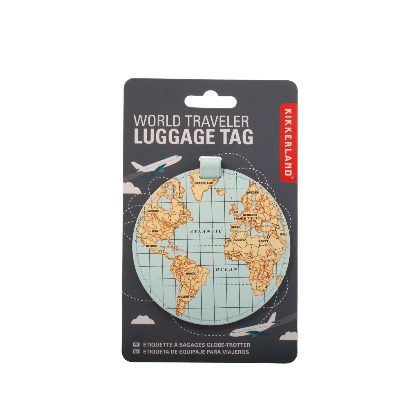 World travel Luggage tag