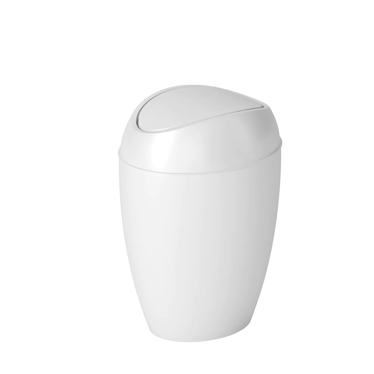 Twirla Trash Can White