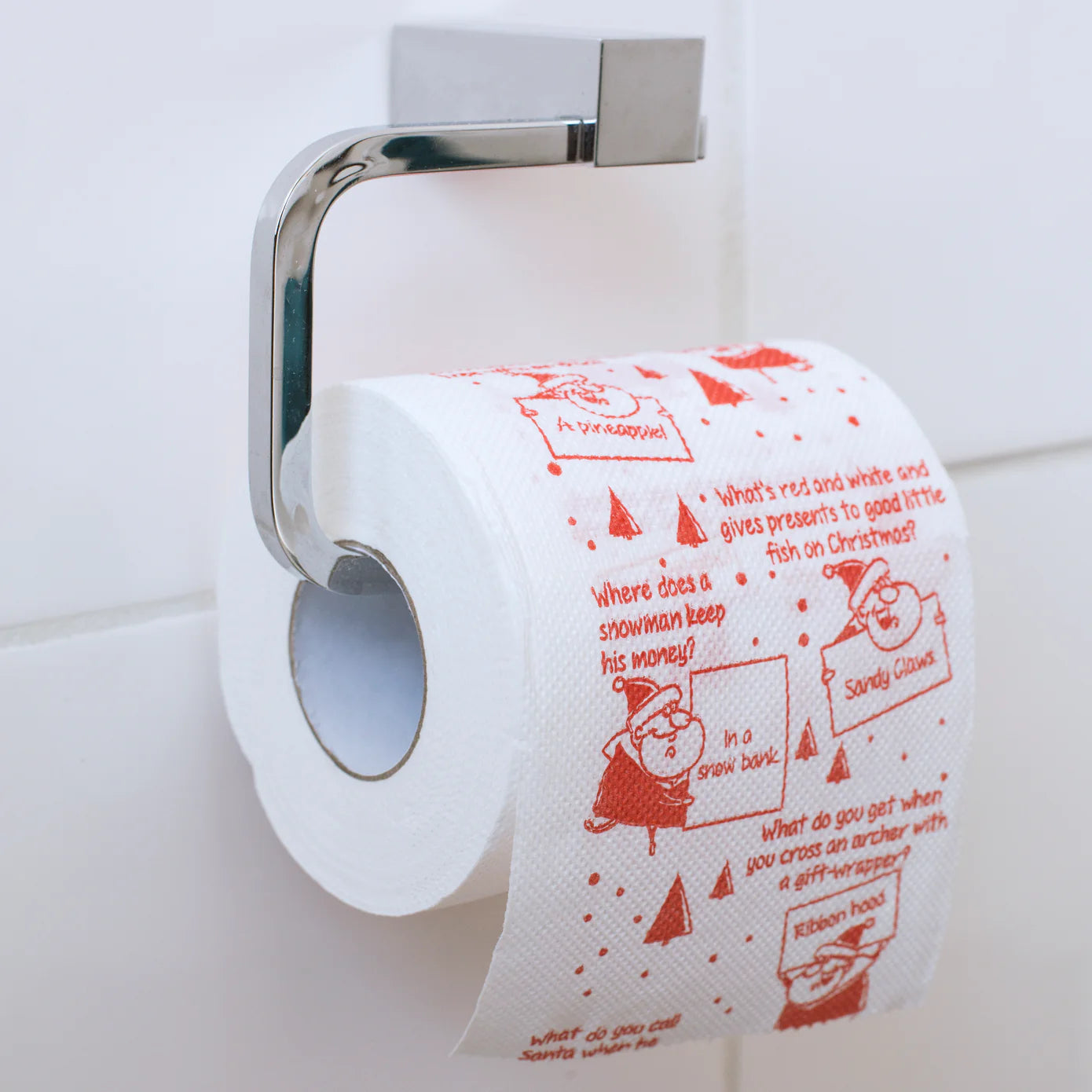 Christmas joke Toilet Roll