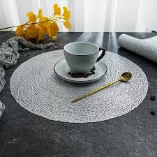 Round Placemat Silver