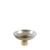 Avanti 25cm Footed Glass Bowl, Coffee Lustre