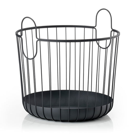 Metal Basket Large Black