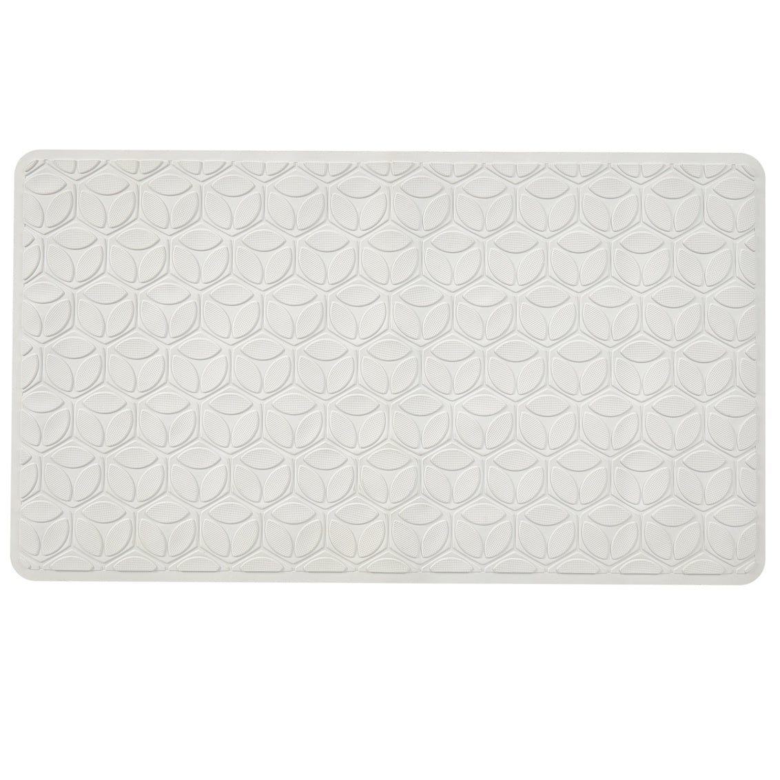 ANATOLIA TUB MAT NATURAL RUBBER 40 X 70 CM WHITE
