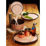 Bamboo Bark Plate 25.5 cm