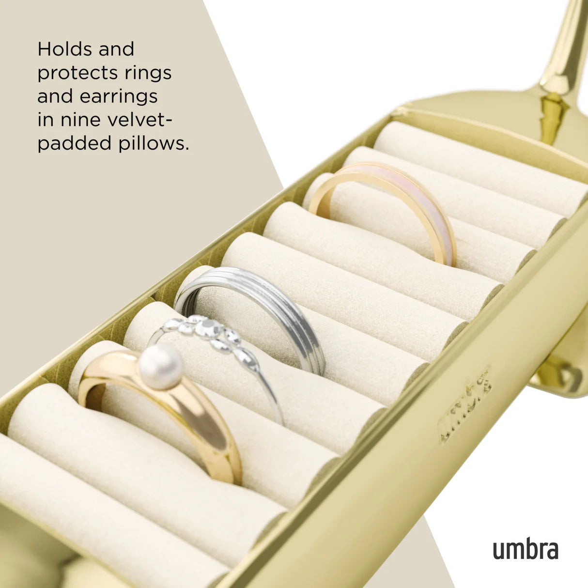 Dachsie Ring Holder Gold