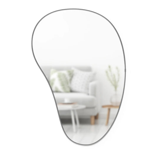 HUBBA PEBBLE WALL MIRROR Titanium