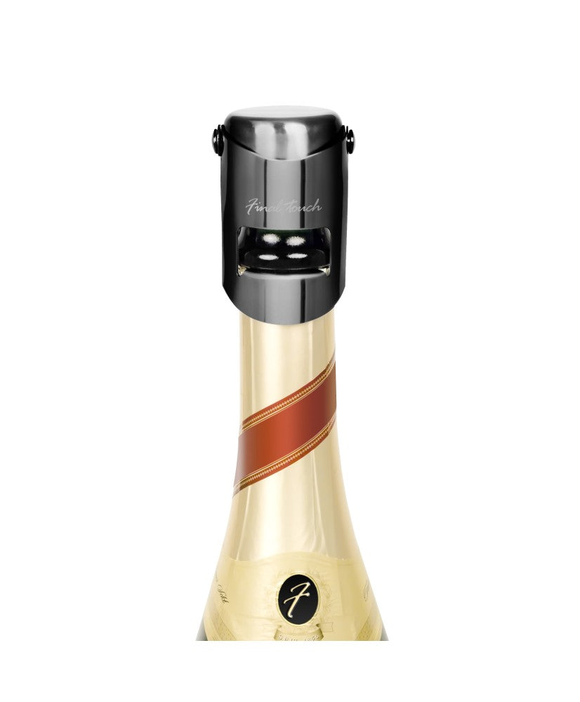 Champagne Bottle Stopper Black