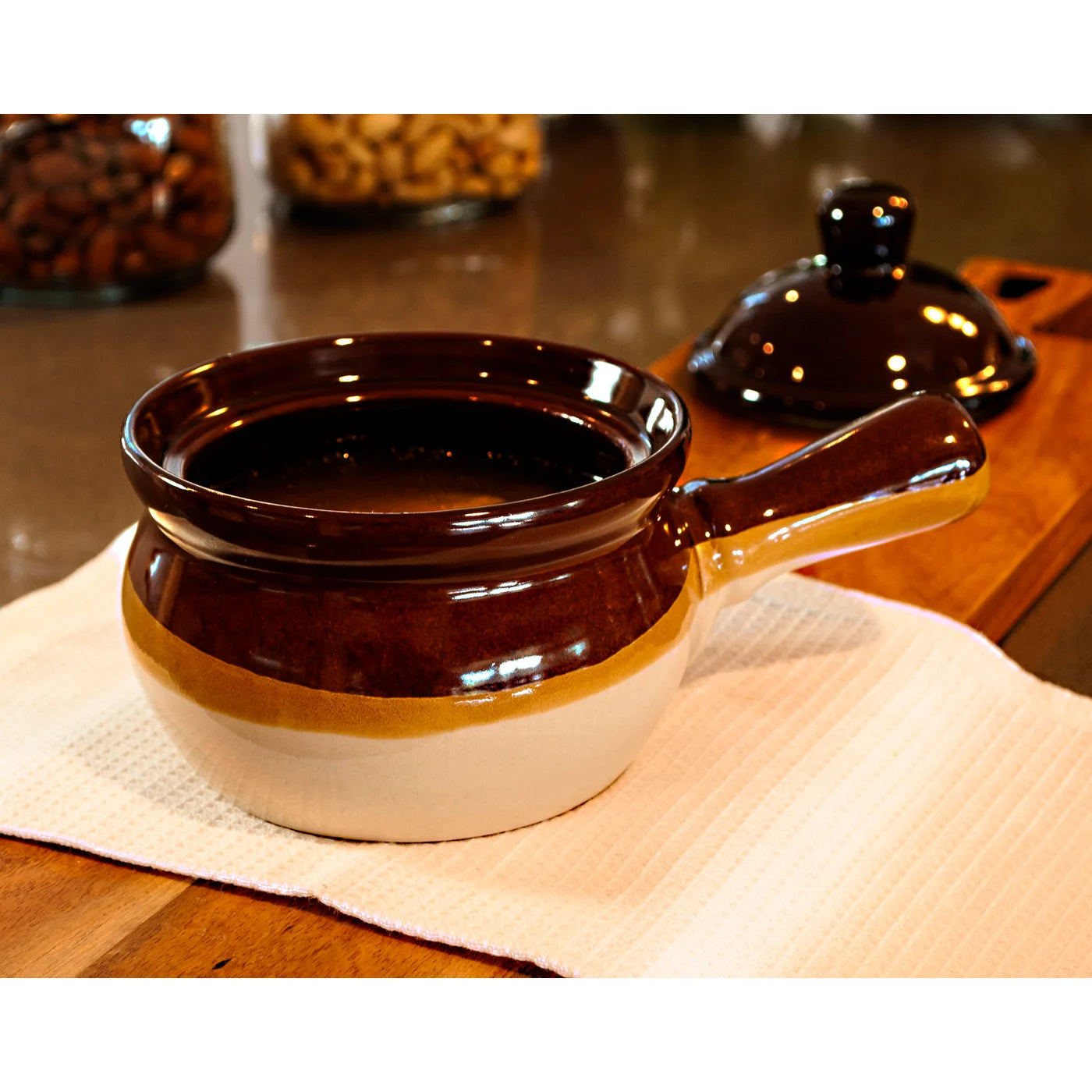 Onion Soup Bowl 4/ST Brown