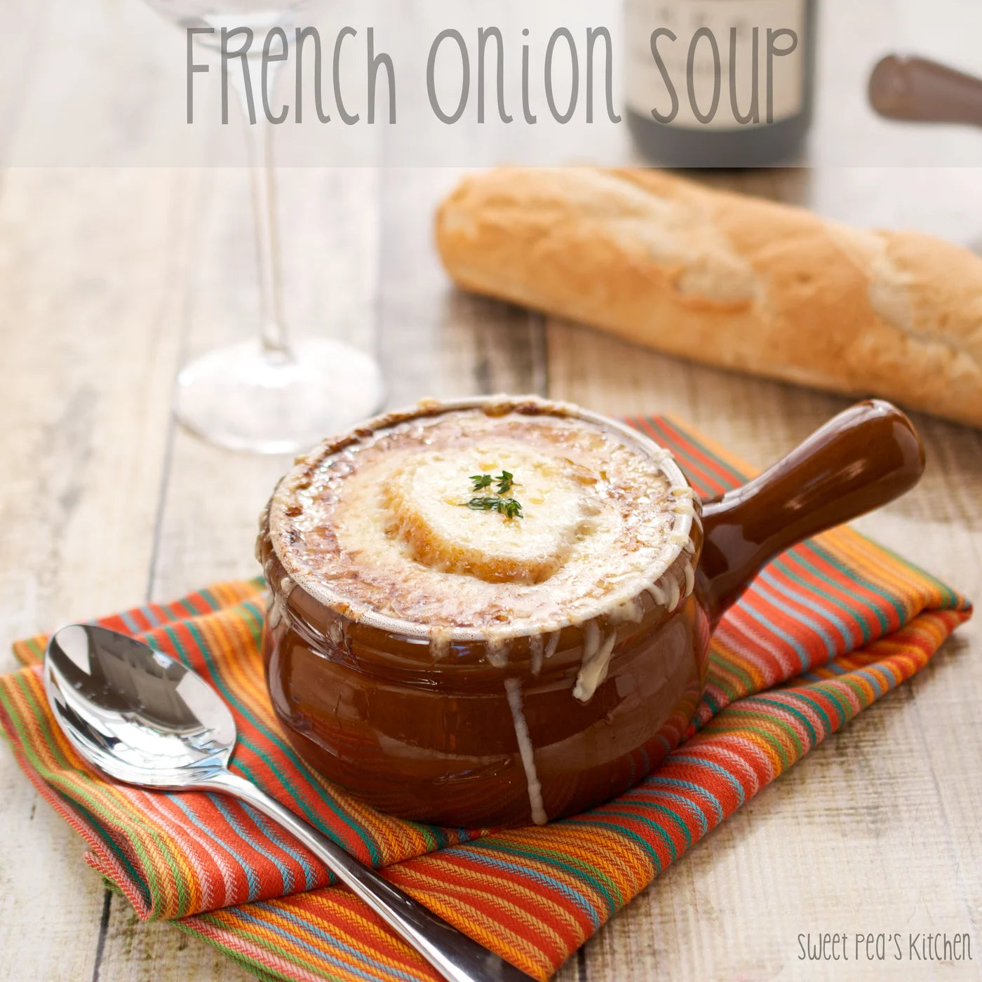 Onion Soup Bowl 4/ST Brown