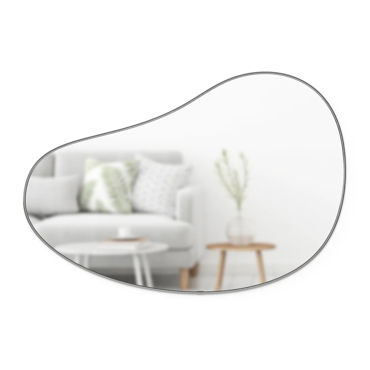 HUBBA PEBBLE WALL MIRROR Titanium