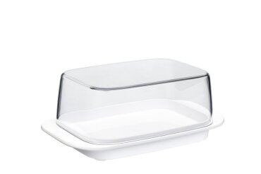 Butter dish - white