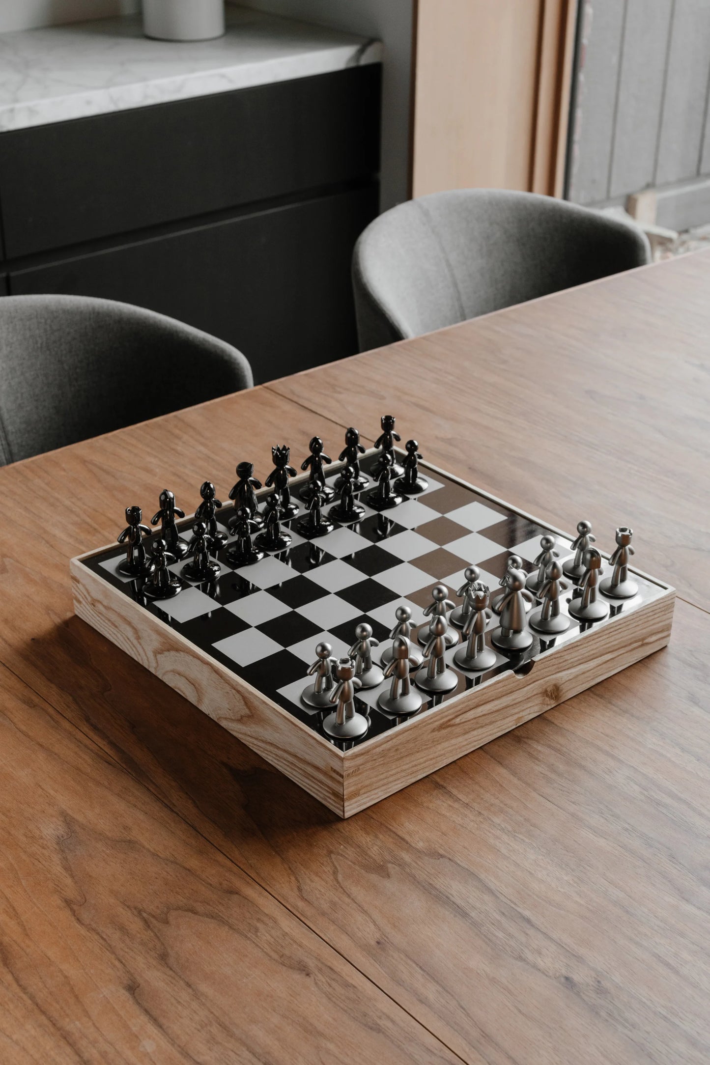 Buddy chess set Natural