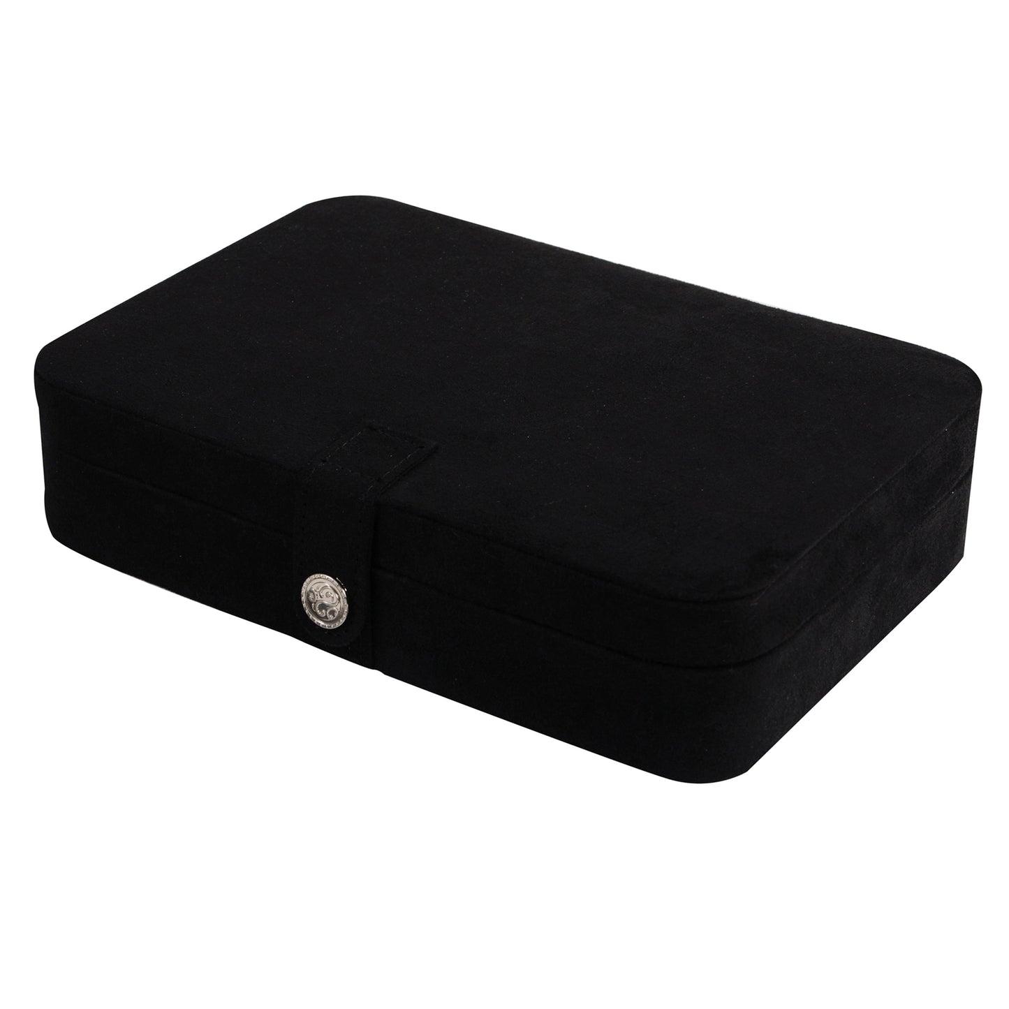 Black Vegan Suede, Snap, 24 Sections