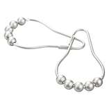 12PK SHOWER HOOK ROLLER RING SATIN