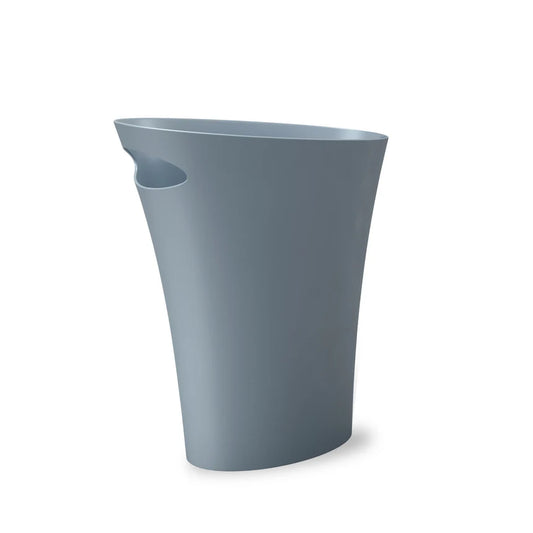 Skinny Trash Can Blue